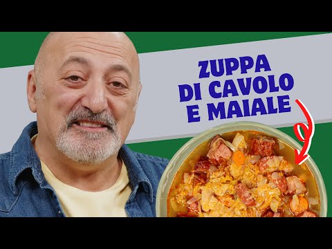 Zuppa di cavolo e maiale